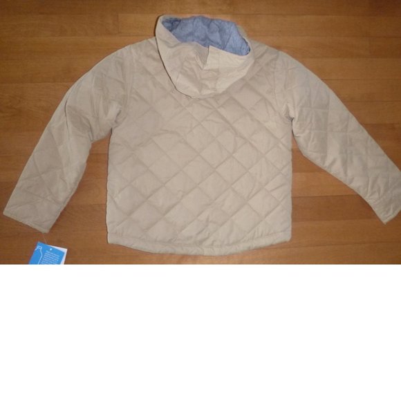 Boys Falls Creek Hooded Quilted Jacket Coat Size Small 6/7 transitional NWT - Picture 2 of 4